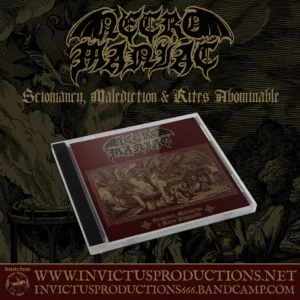 NECROMANIAC </br><i>Sciomancy, Malediction & Rites Abominable</i></br> CD