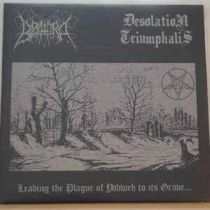 BEKHIRA / DESOLATION TRIUMPHALIS </br><i>Leading The Plague Of Yahweh To Its Grave…</i></br> 7'EP </br>Black