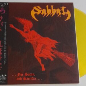 SABBAT </br><i>… For Satan, And Sacrifice…</i></br> LP </br>Yellow