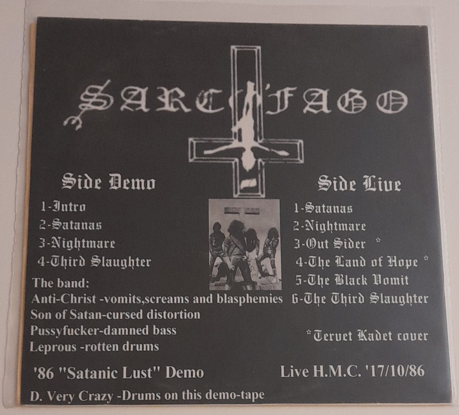 【希少品】Sarcófago / Lust For Death SARCÓFAGO Satanic Lust reviews