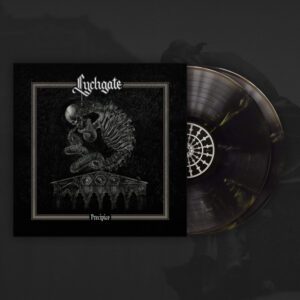 LYCHGATE </br><i>Precipice</i></br> GATEFOLD DLP </br>Transparent Black W/ Yellow Swirl