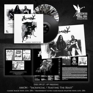 AMON </br><i>Sacrificial / Feasting The Beast (4Th Pressing)</i></br> LP </br>Black Vinyl