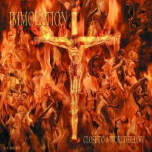 IMMOLATION </br><i>Close To A World Below</i></br> LP </br>25Th Ann, Fiery Orange Marbled